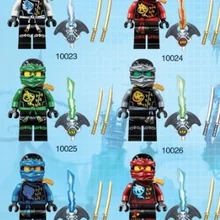 240 шт./лот Decool 100223-228 блок фигурки Kai, Jay, Cole Zane/Wu кирпичные фигурки строительные блоки фигурки совместимые с