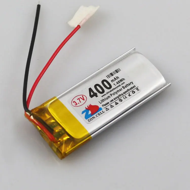 В ядре 400mAh 501740 высокая температура 3,7 V полимерная литиевая батарея может быть 80 градусы высокой температуры холодостойкий инжект