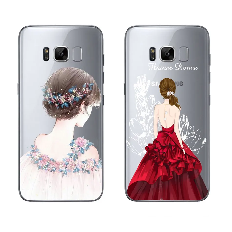 

Wedding Dress Behind Begonia Case For Samsung Galaxy S3 S4 S5 S6 S7 Edge S8 Plus A3 A5 J1 J2 J3 J5 J7 2015 2016 2017 Back cover