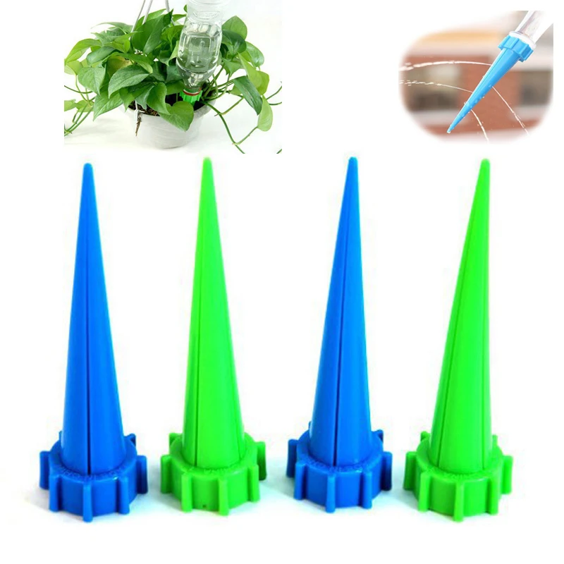 

8 Pcs/Lot Garden Automatic Watering Irrigation Kits Plant Flower Water Control Drip Cone Spike Waterer Bottle Irrigation System