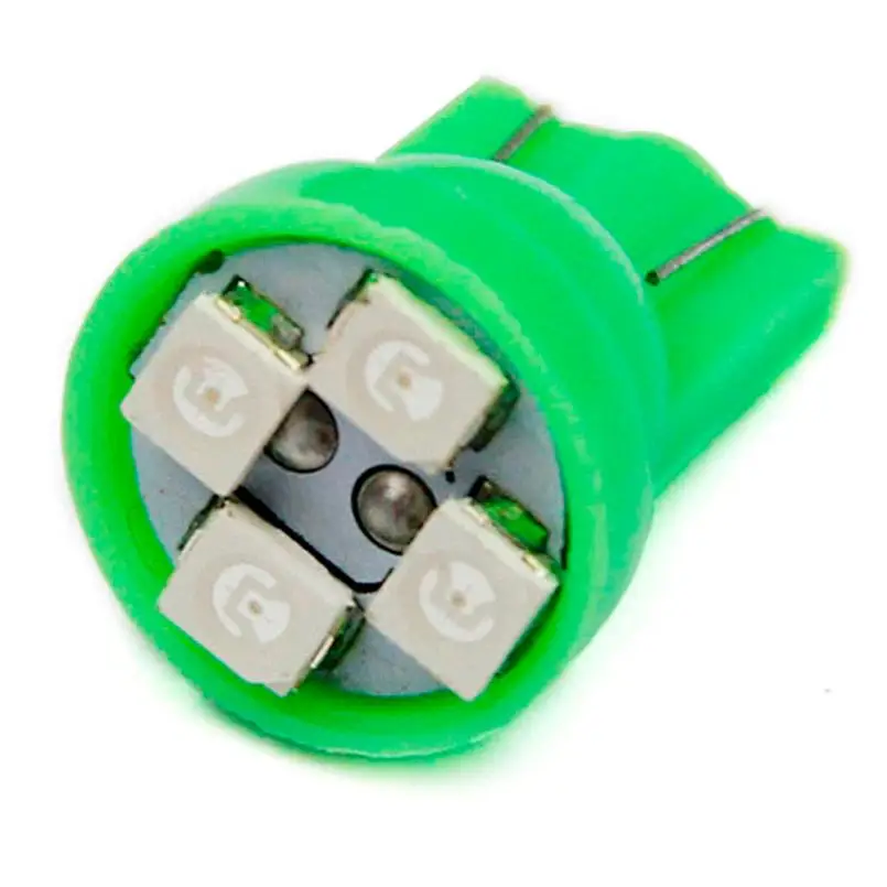Автомобильный светильник 10 шт. 6 цветов 4SMD T10 1210 smd 4 Светодиодный s автомобильные