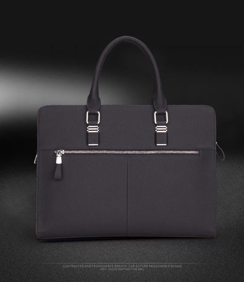 Новинка, кожаные деловые мужские сумки, перекрещивающиеся поперечные мужские трендовые 1" портфели для ноутбука, повседневные мужские сумки через плечо