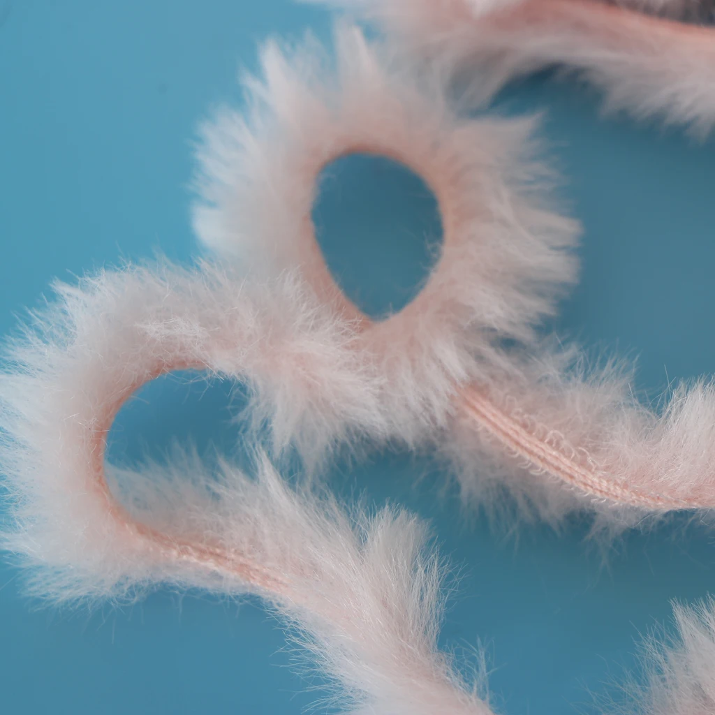 32 Meters Soft Polyester Fluffy Faux Fur Yarn Eyelash for Crocheting Knitting