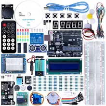 Комплект модуль EL-KIT-003 UNO проект супер стартовый комплект с учебником LCD1602 модуль совместимый для Arduino UNO R3 Электрический