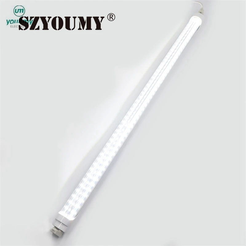 SZYOUMY кулер дверь 3ft 4ft 5ft 6ft 8ft Светодиодная трубка 20 Вт 24 36 40 48 одноконтактный T8 SMD 2835