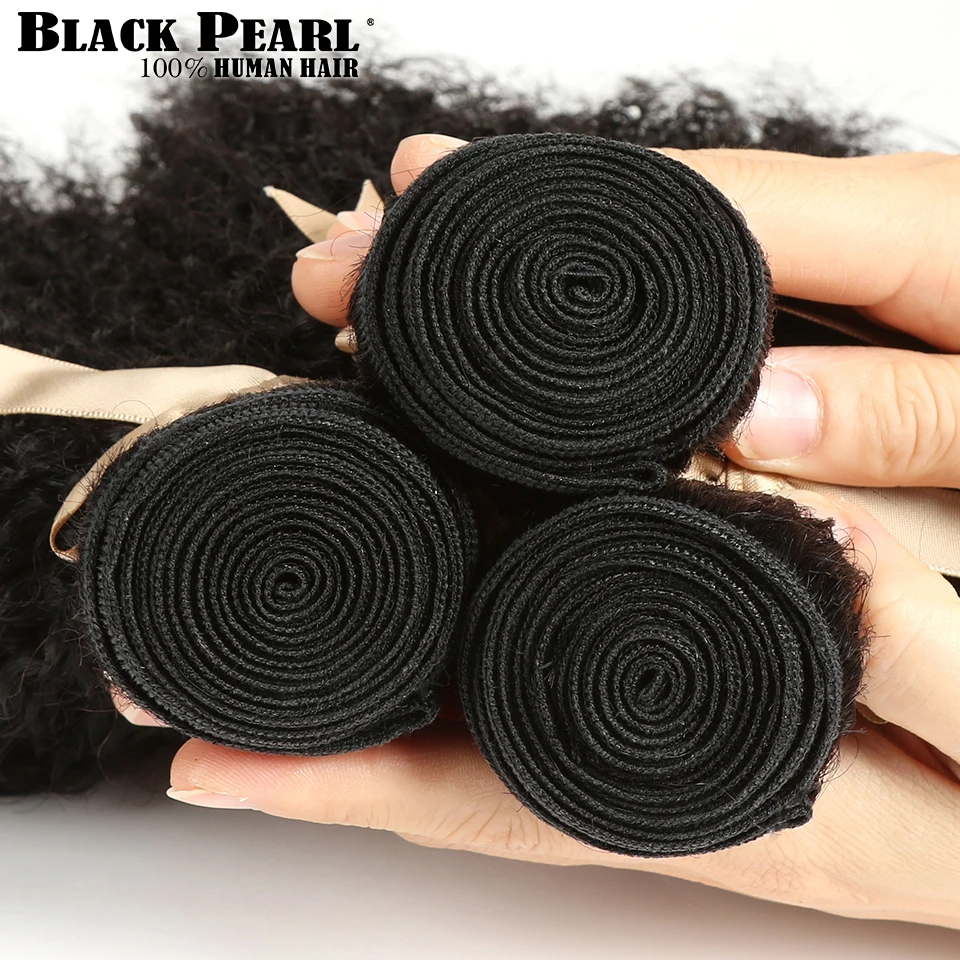 Black Pearl Peruvian Hair Bundles Deals 1/3/4 Pcs Deep curl bundles Hair Bebe Curl Wholesal Remy 9A
