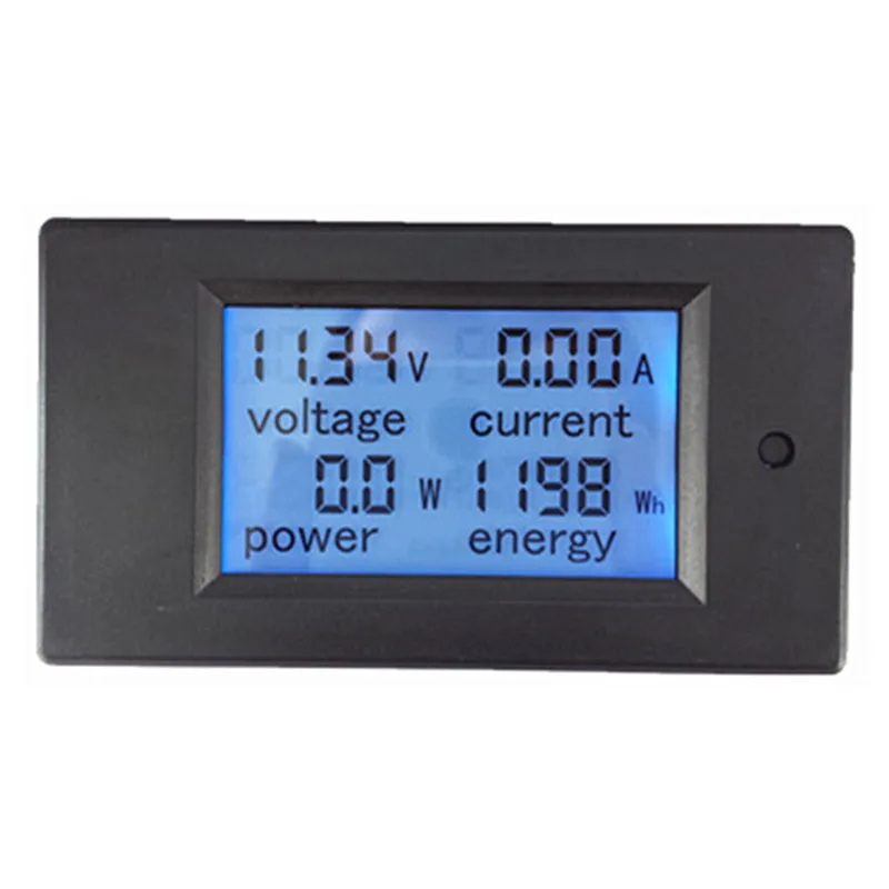 

PZEM-051 dc 100v 100a digital voltmeter ammeter Energy Panel Meter LCD current voltage meter from PEACEFAIR factory