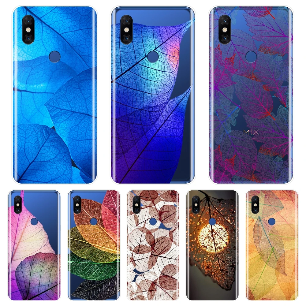 Чехол для телефона Xiaomi Mi Note Mix 1 2 2S 3 мягкий силиконовый чехол с синими и