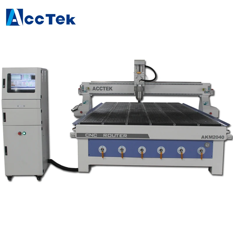 Made in China cnc router 2040 vacuum pump with vacuum T slot working tablein Wood Routers from
