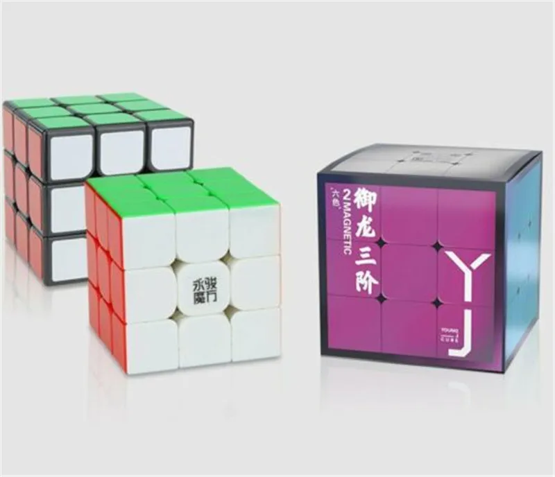 YJ YuLong 2 м Mangnetic 3x3x3 магический куб скорость головоломка магнетизм Профессиональный Гладкий Magico Cubo Дети Образование игрушки подарок