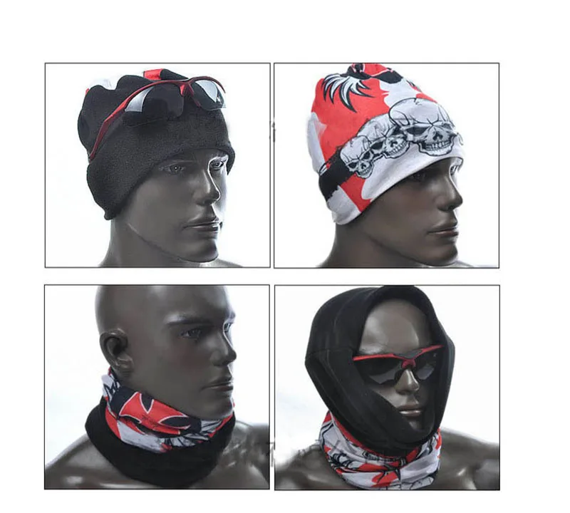 Hiking Scarves Riding Cycling Bandana Magic Scarf Neck Warmer Samurai Face Mask Headband Headwear Men Shemagh Tactical Balaclava (1)