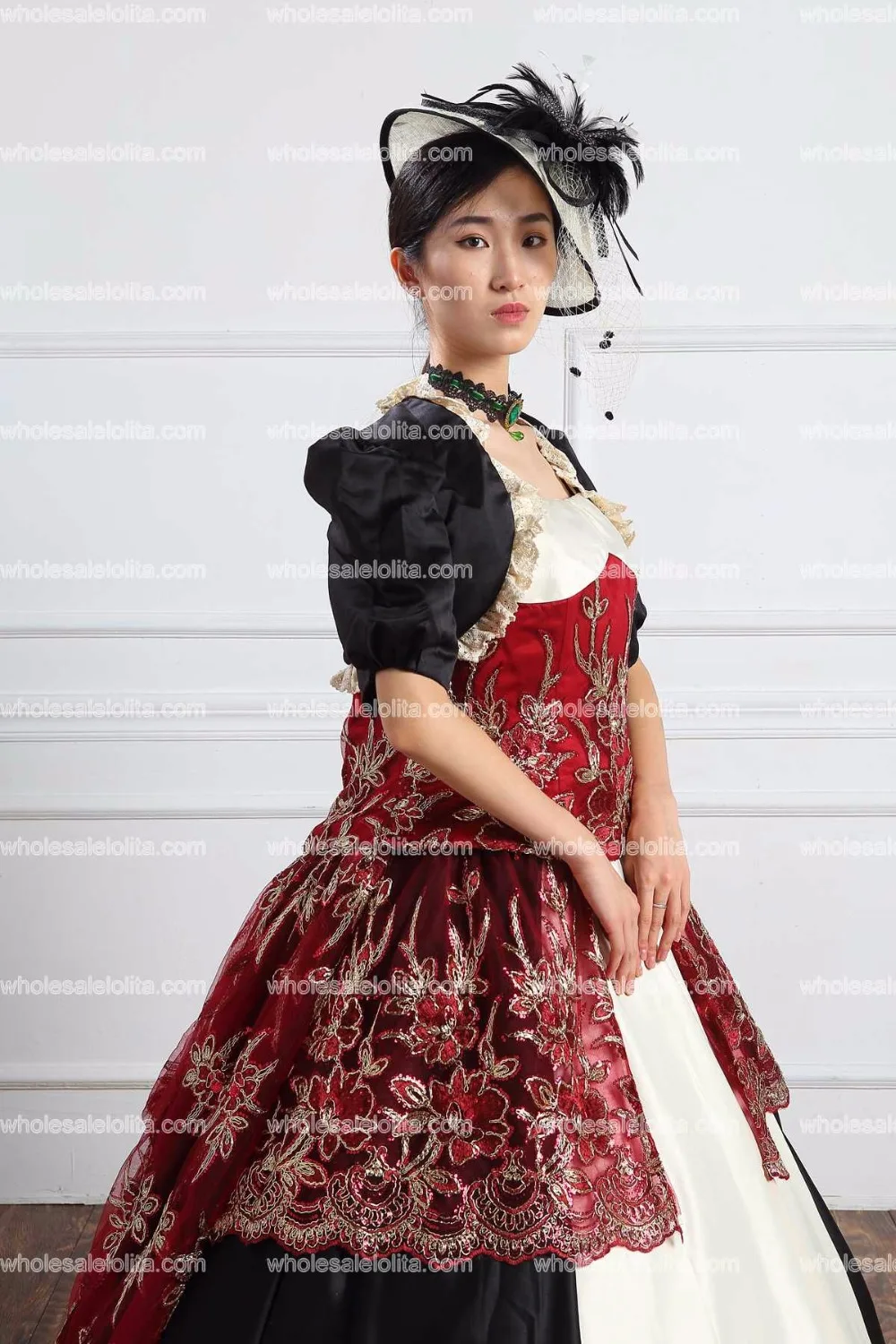Грузинской 18thc Мария-Антуанетта день придворное платье Rococo и Карнавальные Платья Стимпанк Викторианский стиль Костюмы