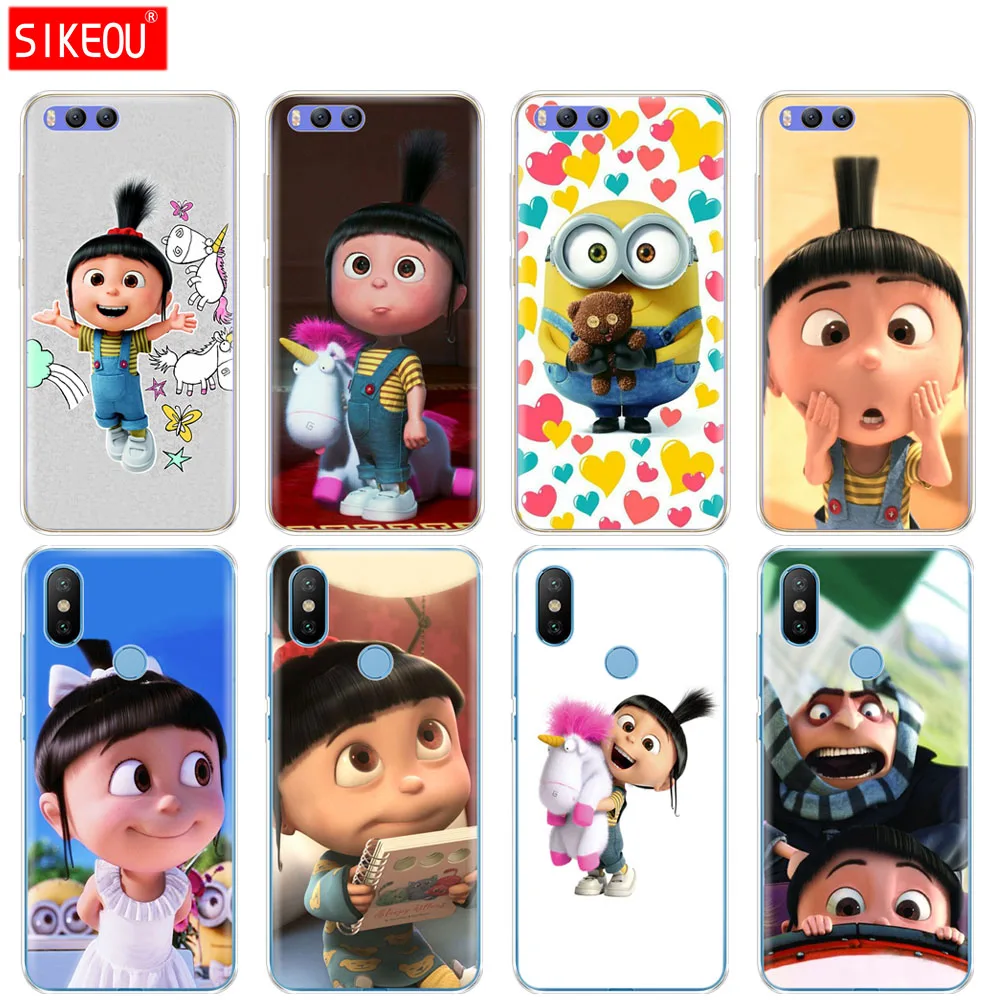 Силиконовый чехол для Xiaomi Mi 8 8SE A1 A2 5 5S 5X 6 Mi5 MI6 NOTE 3 MAX Mix 2 2S милый пушистый Единорог