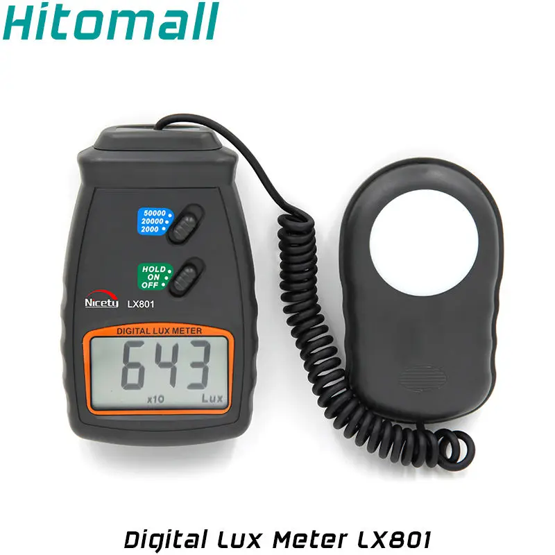 Portable 50,000 Photography Tool Digital Light Meter Lux Meter Meters