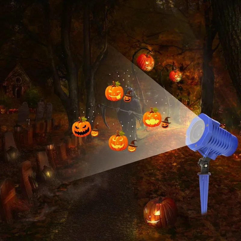 

Waterproof Outdoor LED Projector Garden Lights for Christmas Halloween Yard Lamp Home Party Club Bar Decoration