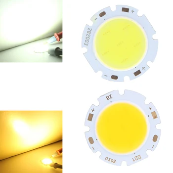 

3W 5W 7W 10W 20W Round COB Super Bright LED Light Lamp Bulb Warm White & White Lampe