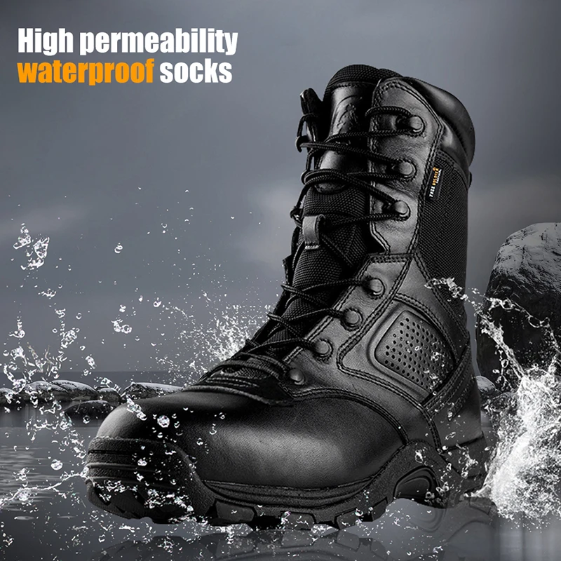 FREE SOLDIER outdoor sport shoes men for hiking walking climbing tactical men's boots hiking shoes