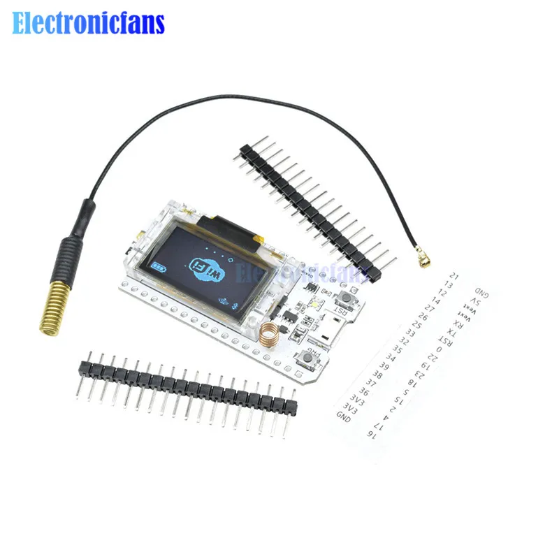 SX1278 LoRa ESP32 0,96 дюймовый синий oled-дисплей Bluetooth wifi Lora комплект 32 модуль Интернет-разработка 433 МГц 470 МГц для Arduino