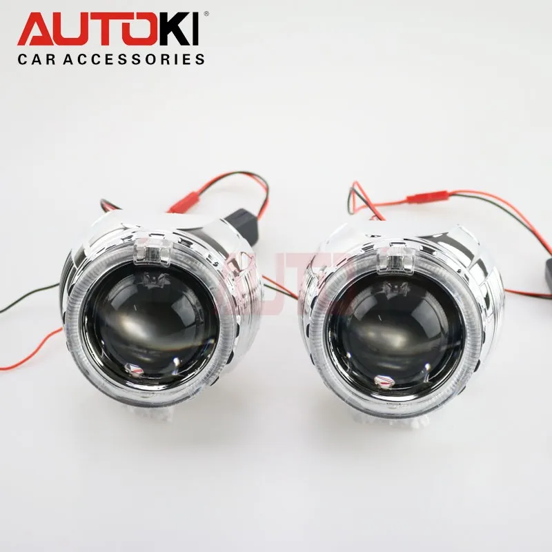 Autoki-2-5-inch-Bi-xenon-Projector-Lens-Projector-Shroud-Super-Bright-LED-Light-Guide-Angel (1)