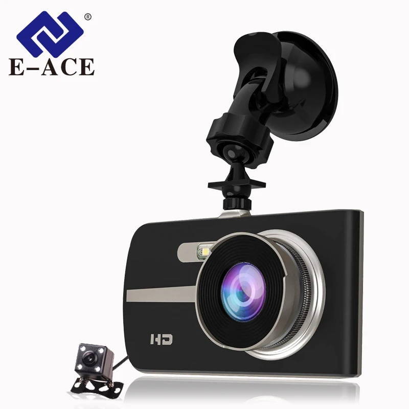E ACE B22 4.0 Inch Car DVR Super Night Vision Dash Cameras FHD 1080P