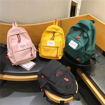 

2019 new JIULIN high-quality campus Korean version of Harajuku student backpack school bag lady bag