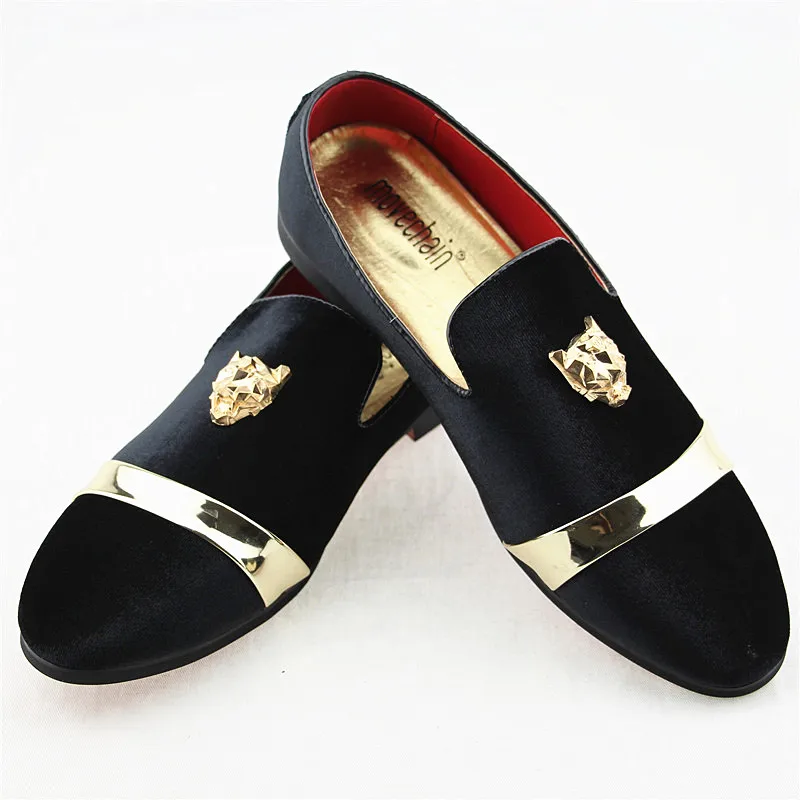 Men Casual Shoes Fashion Embroidery Loafers Outdoor Driving Moccasins Youth Trendy Party Flats