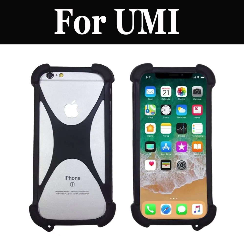 Bumper Silicone Transparent Rubber Soft Cover Case For UMI London Diamond X Rome Max Super Touch Plus Z Pro C NOTE | Мобильные
