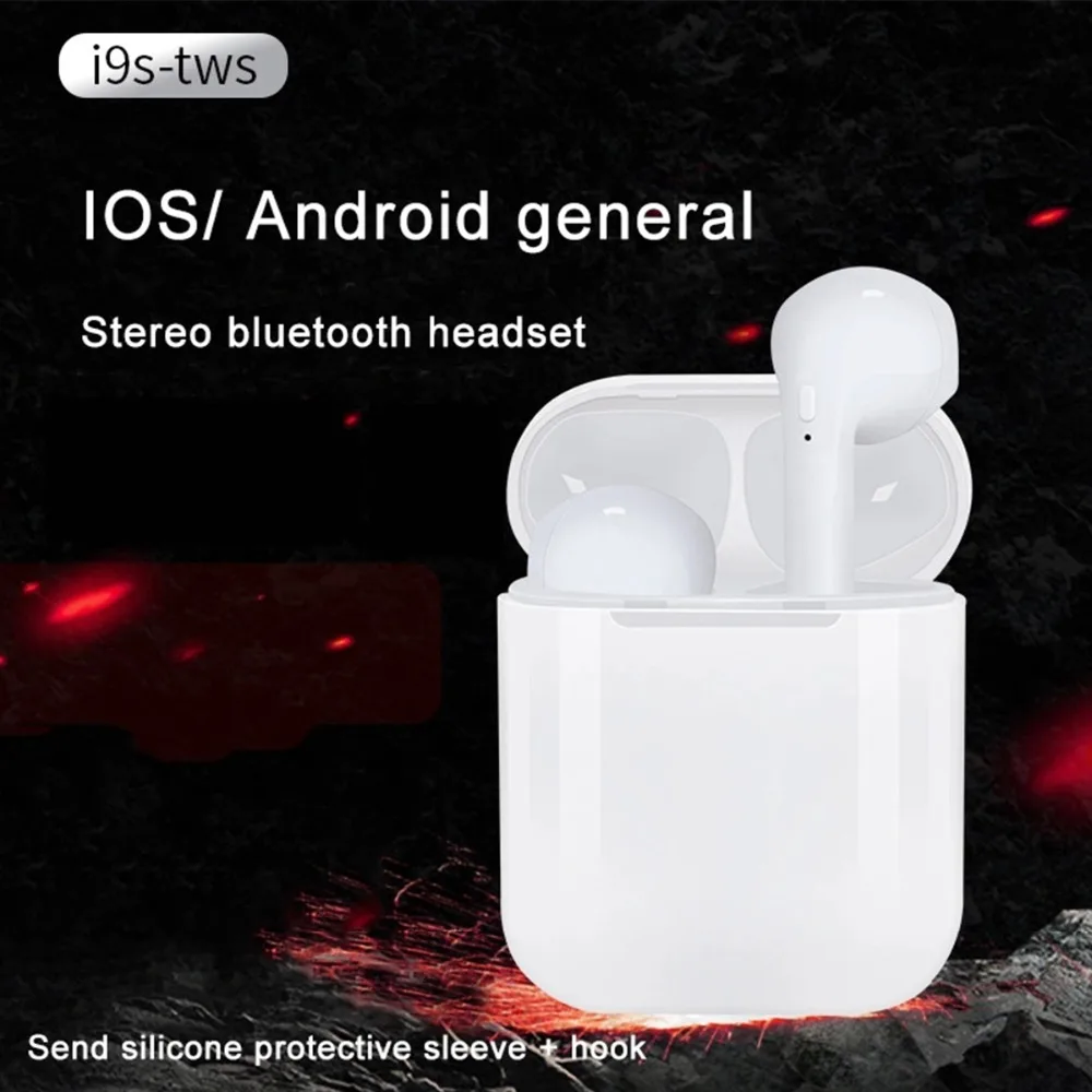 

i9S Tws Mini Wireless Bluetooth 4.2 Headset Smart Charging Magnetic Earbuds Stereo Sports Portable Earphone For iphone Android