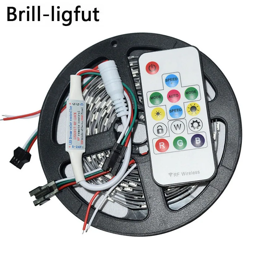 Aliexpress.com : Buy WS2812B WS2812 RGB Led Strip 5m DC5V 30/60leds/m ...