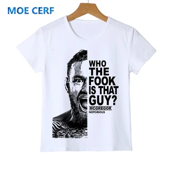 

Conor McGregor Boy/Girl/Baby T Shirt MMA Featherweight Champion Apologize to Nobody Kid Tees Tshirt Children's Clothing Y18-4