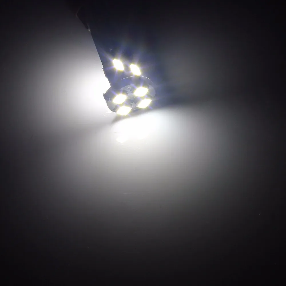 Светодиодный внутренний габаритный фонарь ANGRONG 2x T10 W5W 8 SMD дневные ходовые огни