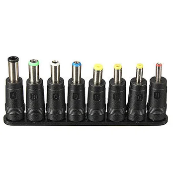 

Angled Tips Universal Notebook 8pcs AC DC Power Socket Plug Connector Useful Hot