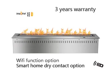 

36 inch Smart Remote control intelligent silver or black auto bio burner