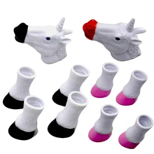 1 комплект новейшая мультяшная Лошадь Животное палец кукла на палец игрушка кукла на палец ребенок обучающая ручная игрушка кукольный театр цвет случайный