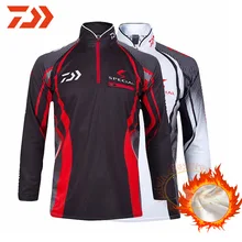Новинка, мужские куртки DAIWA для рыбалки на зиму и осень, зимняя флисовая уличная одежда для рыбалки, толстовки с принтом, одежда для рыбалки
