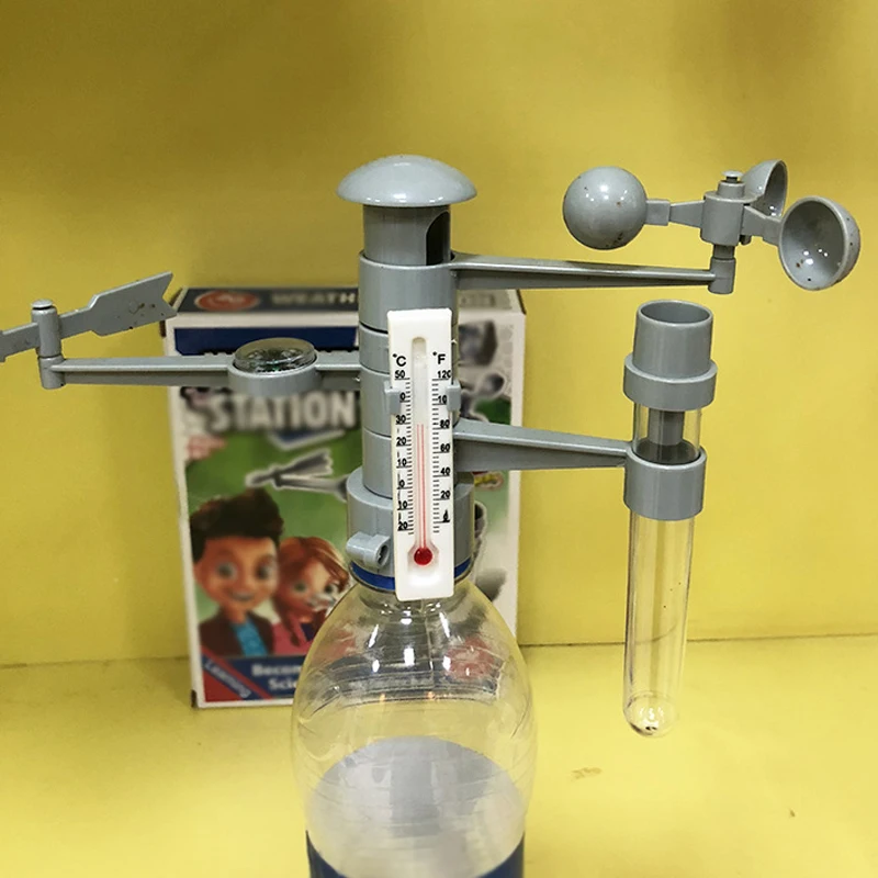 wooden weather station toy
