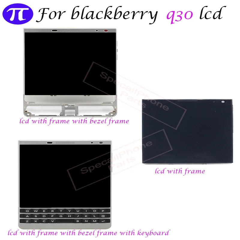 100% протестированный ЖК-дисплей для BlackBerry Q30 с безрамочной клавиатурой дисплей