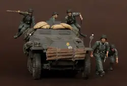 1/35 полимерные комплекты для второй мировой войны танковые солдаты готовы к бою 5 шт./компл. (только 5 фигурок, нет других)