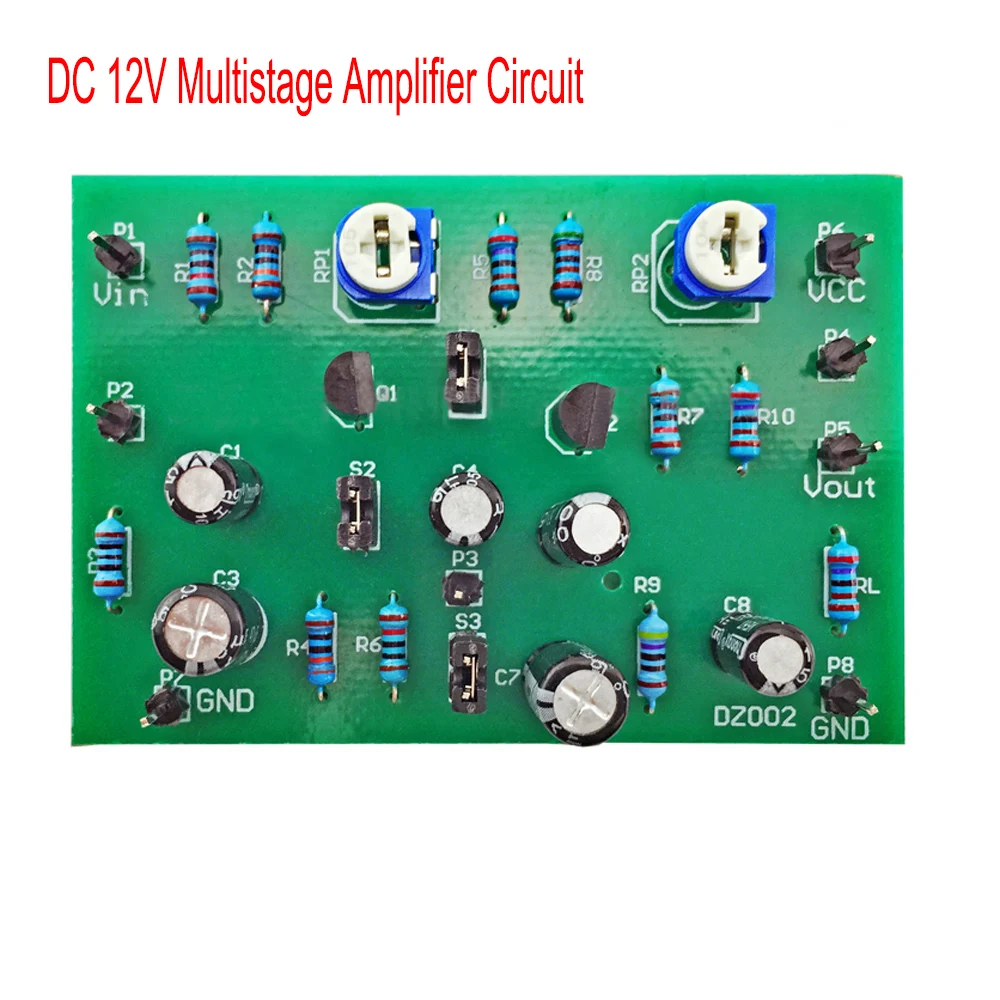 DC 15 в NE555 триггер цепи электронные компоненты комплекта для самостоятельной сборки DC 12 В многоступенчатый усилитель цепи электронные компоненты комплект