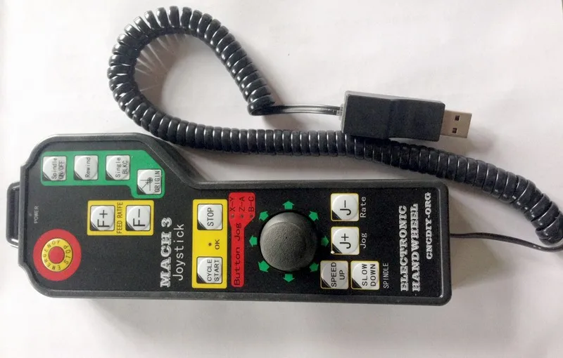 Mach3 6 Axis USB Joystick Rocker Electronic Handwheel for CNC Carving Machine