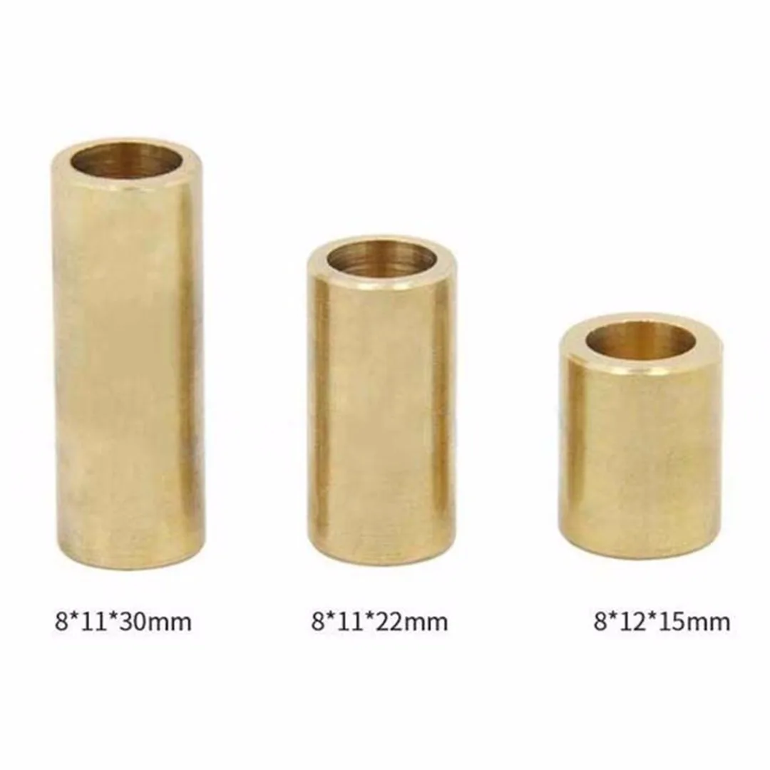 

Mayitr Brass Copper Sleeve Bearing Self Lubrication Sleeve Bushing For 3D Printer Slider 8*12*15mm / 8*11*30mm / 8*11*22mm