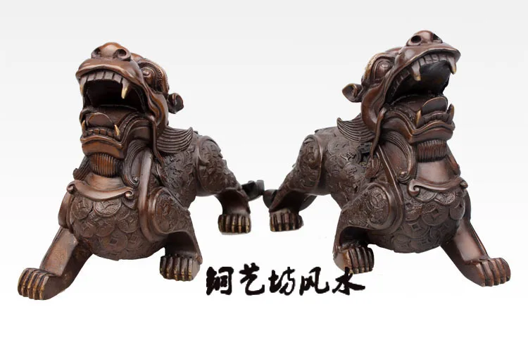 

Opening Light Copper Brave Recruit Goods Of Display Rather For A Pair Money Troops Qiu Feng Shui Arts And Crafts Decoration