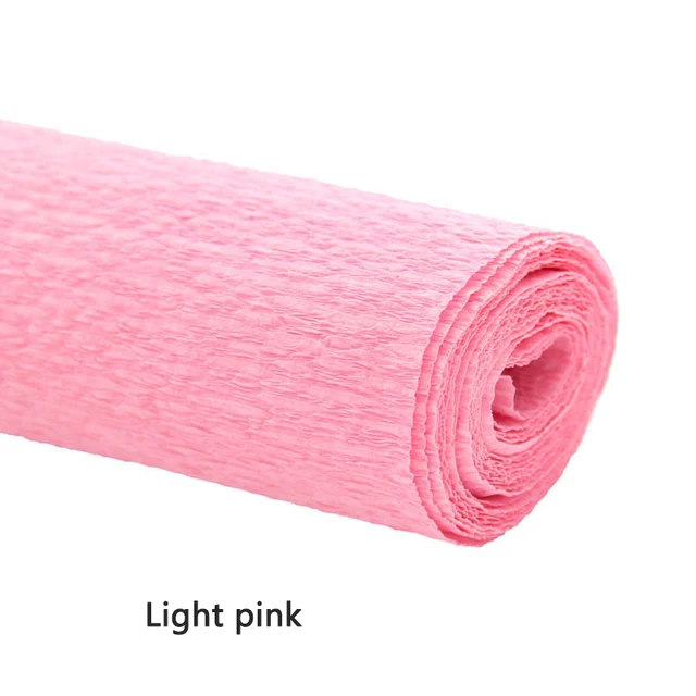 Rose stretch Curling paper flower DIY Handwork Color Crepe Kindergarten