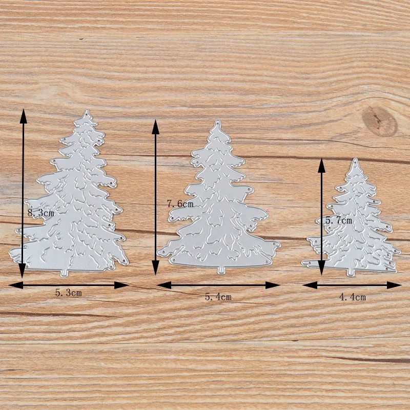 Комплект из 3 предметов, Рождественская елка прорезной трафарет для окраски бумажные карточки для скрапбукинга декоративные украшения своими руками