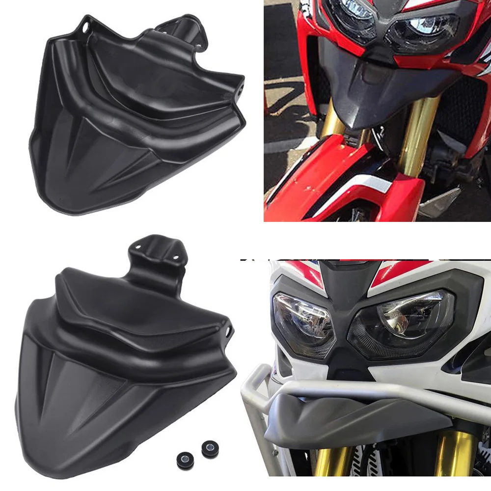 

Motorcycle CRF 1000 L Front Nose Fairing Beak Extender Cowl Protector Fender Cover for 2016-2019 Honda CRF1000L CRF 1000L 2017