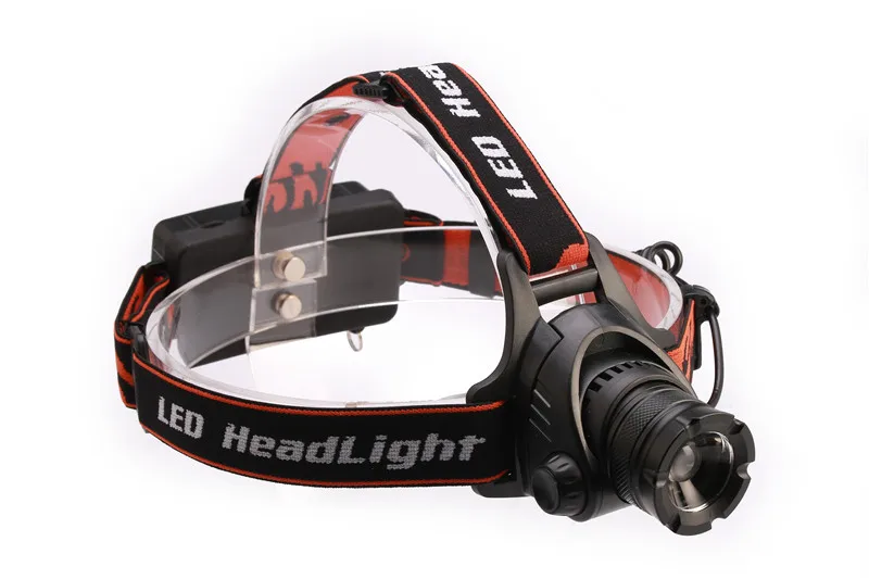 Zoomable Headlight LED CREE XML T6 Headlamp hunting hiking Waterproof Head Flash Light Lamp Torch+DC/Car Charger+18650 Battery | Лампы и