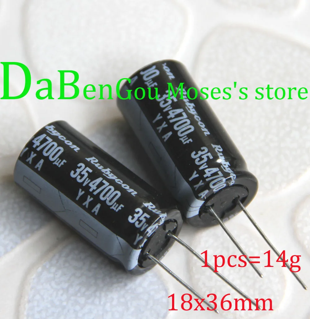 220uf 16v Rubycon Radial Electrolytic Capacitors 6x12mm ZLH 16v220uf 30pcs