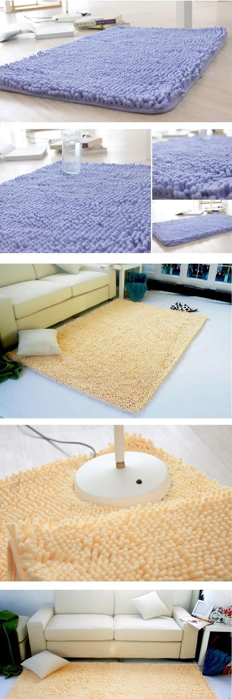Купить 40 х 60 см/15 «x 23» микрофибры коврик для ванной мягкий удобный ...