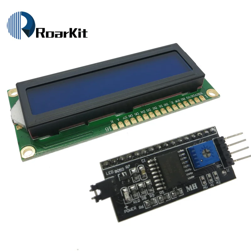 

1602 16x2 HD44780 for Arduino Character LCD /w IIC/I2C Serial Interface Adapter Module DIY KIT