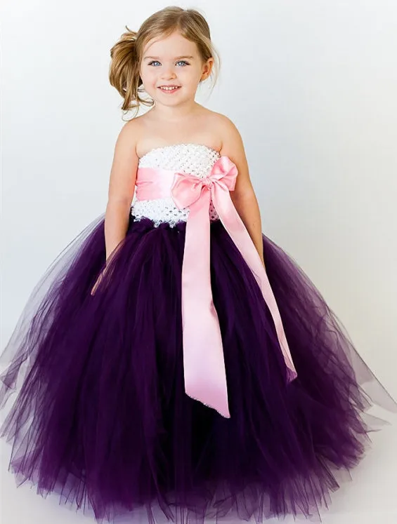 Online New 2018 Kids S Clothes Hand Made Dress 8 Colors Online New 2018 Kids S Clothes Hand Made Dress 8 Colors Purple Pink Nice Lovely Baby Wedding Bridesmaid Party Aliexpress